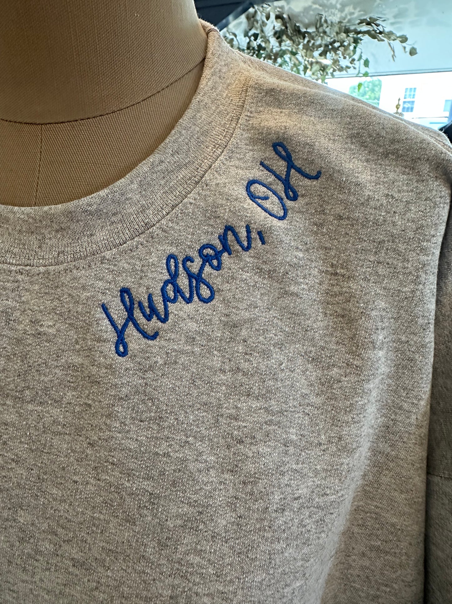 Custom Embroidered Sweatshirt, Embroidered, Hudson, OH
