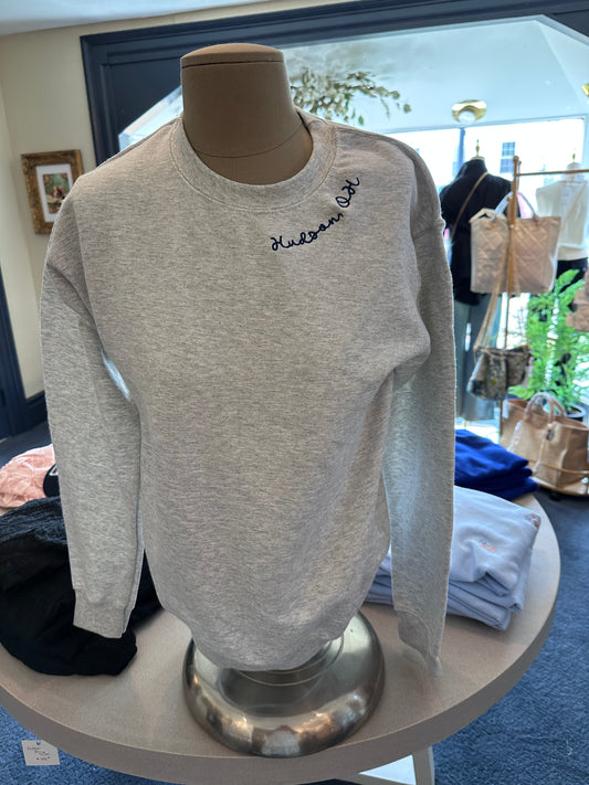 Custom Embroidered Sweatshirt, Hudson, OH