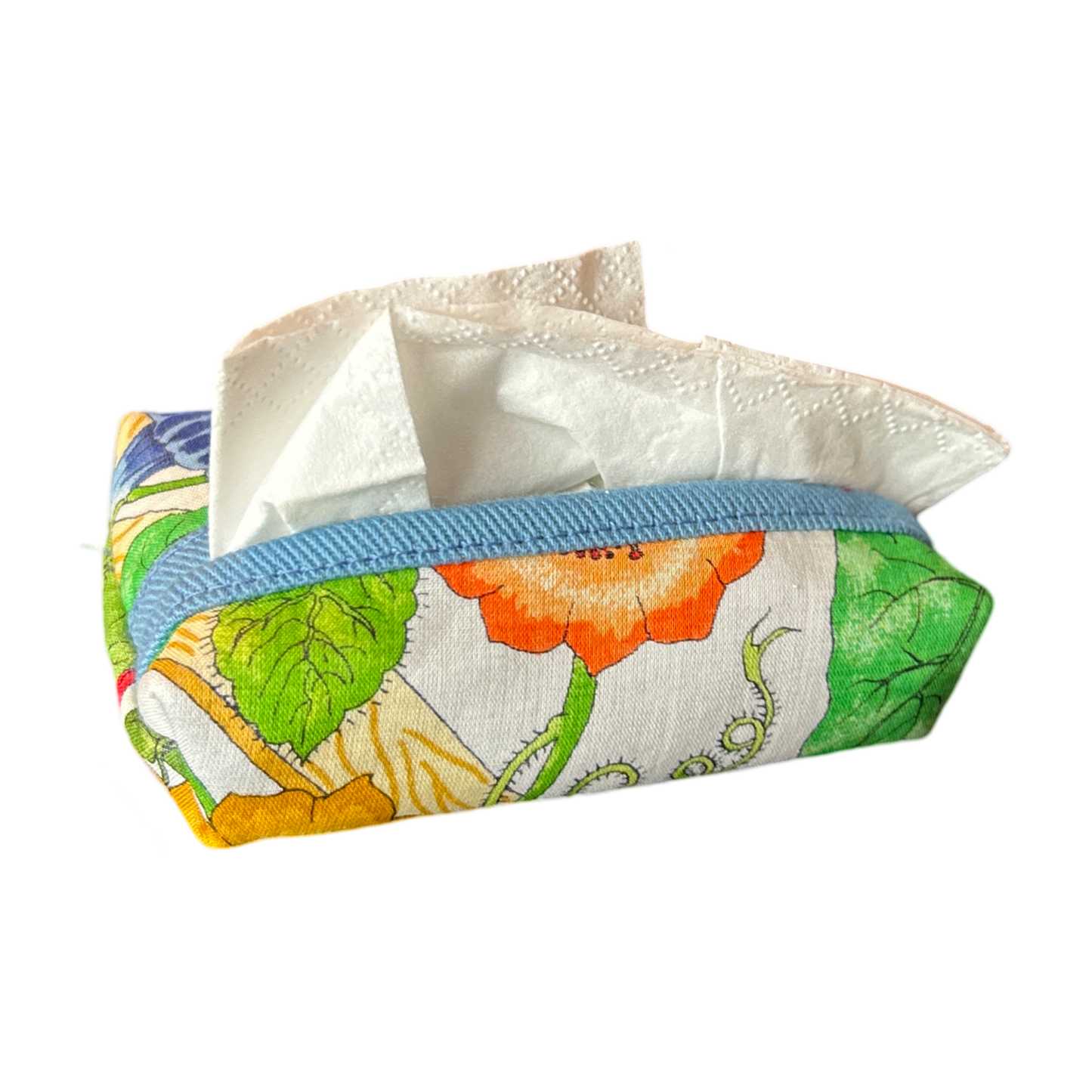 Garden Trellis Vintage Scarf Travel Tissue Pouch