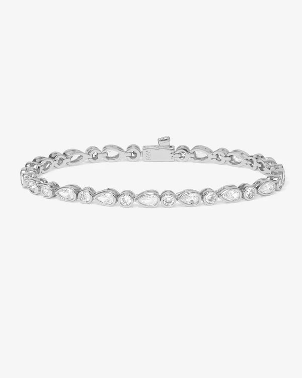 Isla Tennis Bracelet - Silver