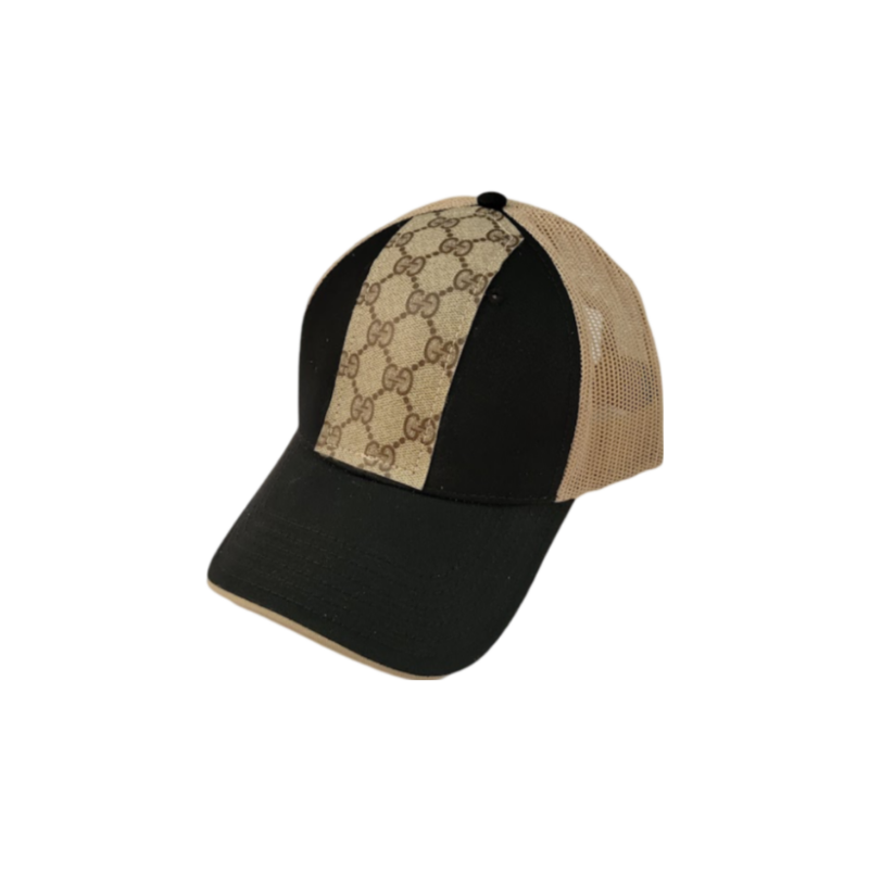 Couture Cap Trucker Hat In Upcycled LV, Gucci