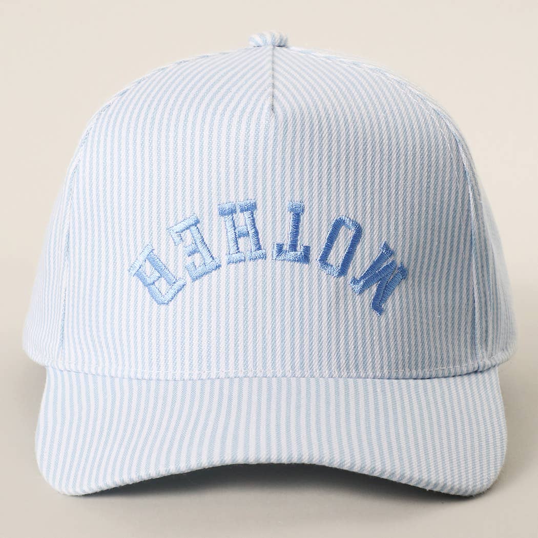 MOTHER UPSIDE DOWN Embroidered Trucker Hat – Denim & Design display picture 1