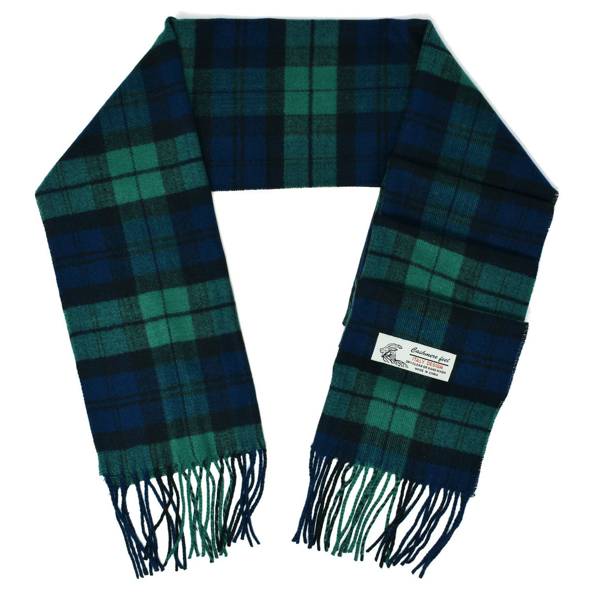Soft Cashmere Feel Stewart Plaid Winter Muffler Scarf