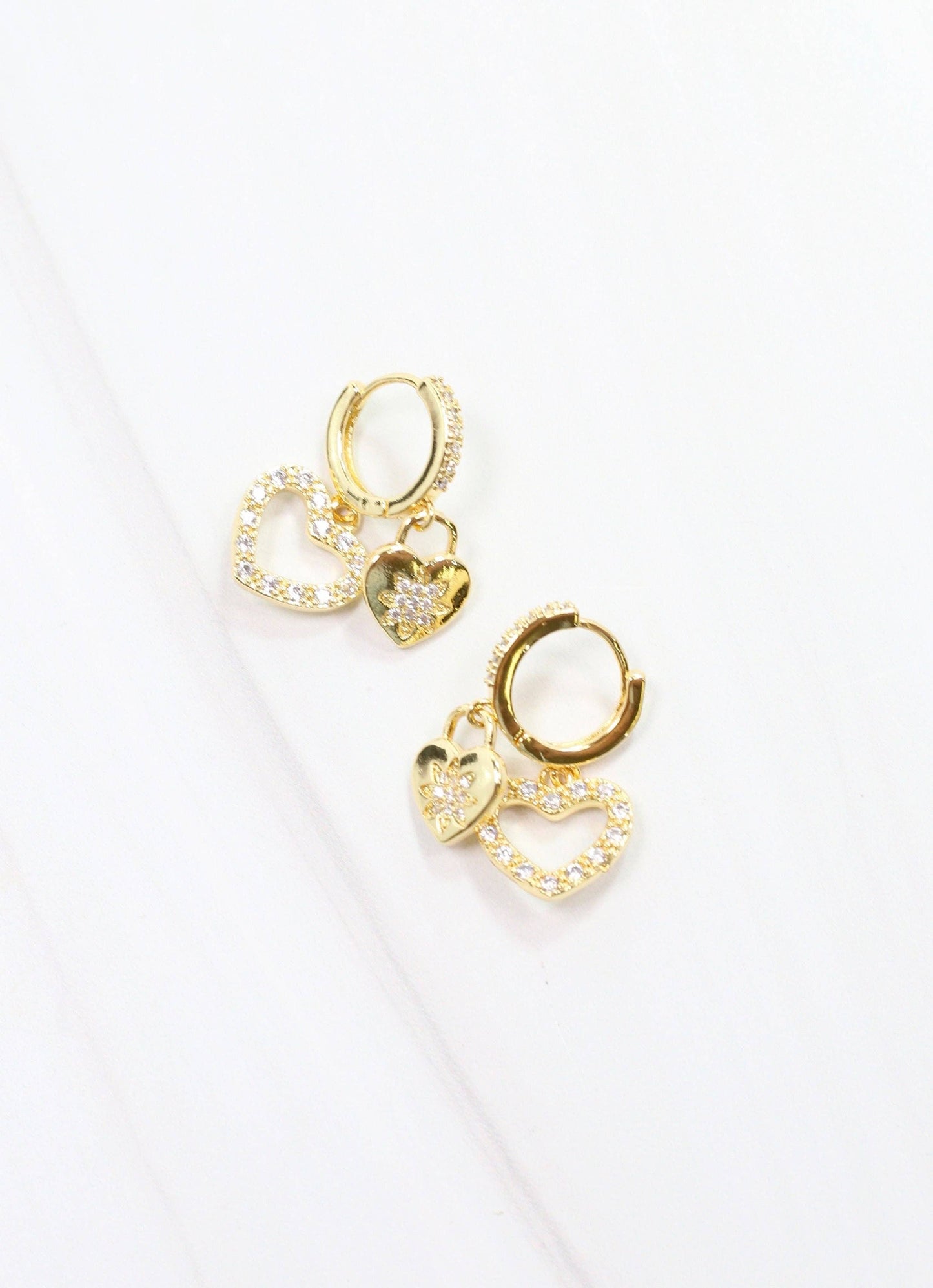 Flynn Charm Earring Gold