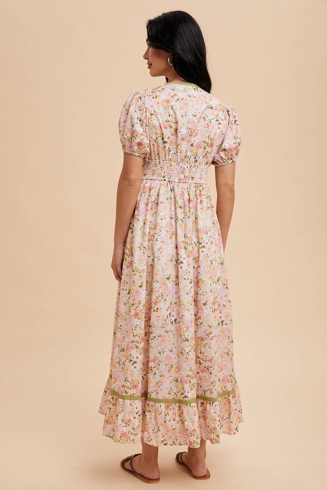 BOW FLORAL DRESS
