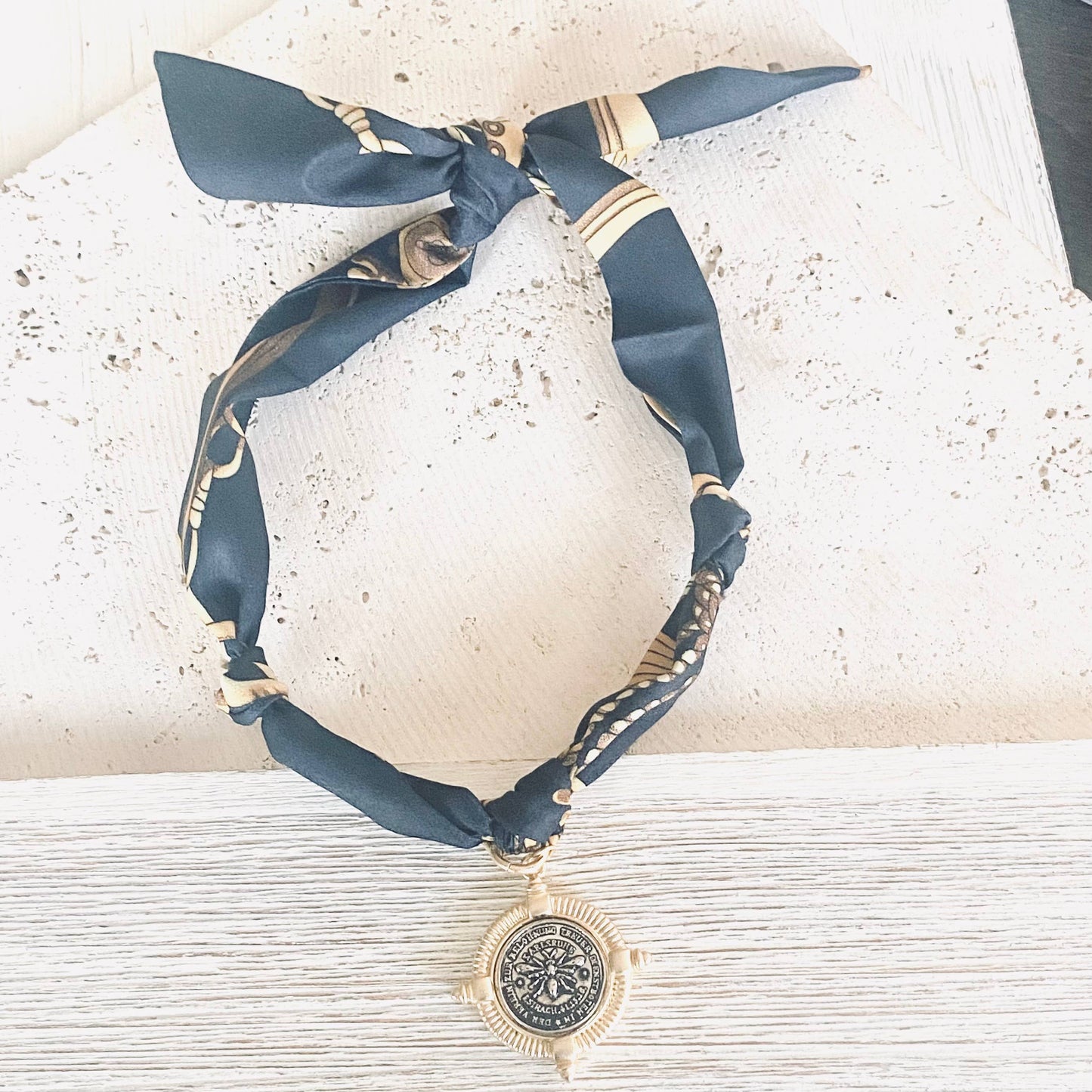 Scarf necklace charms pendants spring summer 2025