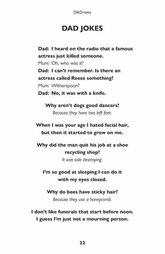 Dad-isms - Hilarious Adult Humor Book