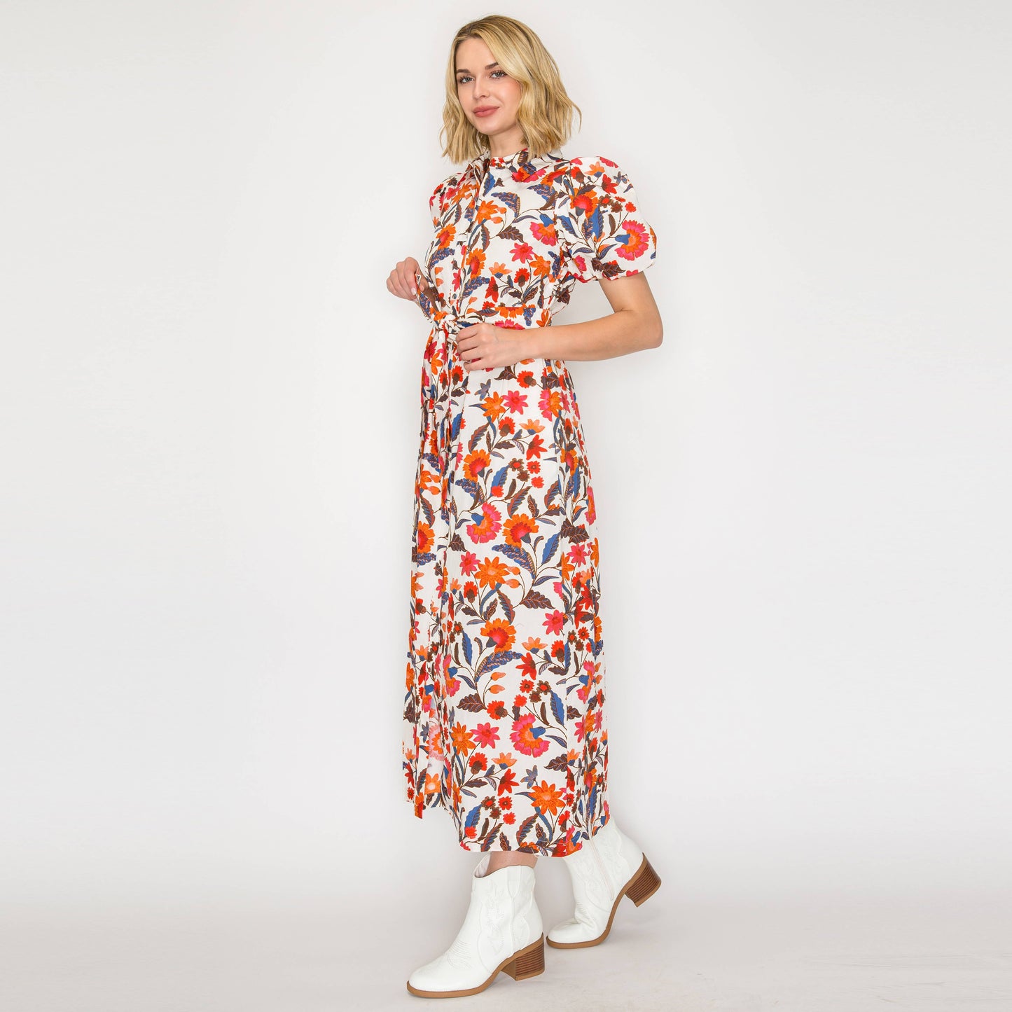 Festival Dream Shirts Midi Dress - LWD3182