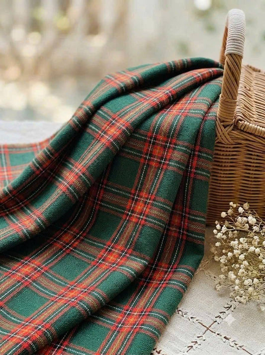 Christmas Holiday Wreath Sash - 100% Cotton Fabric