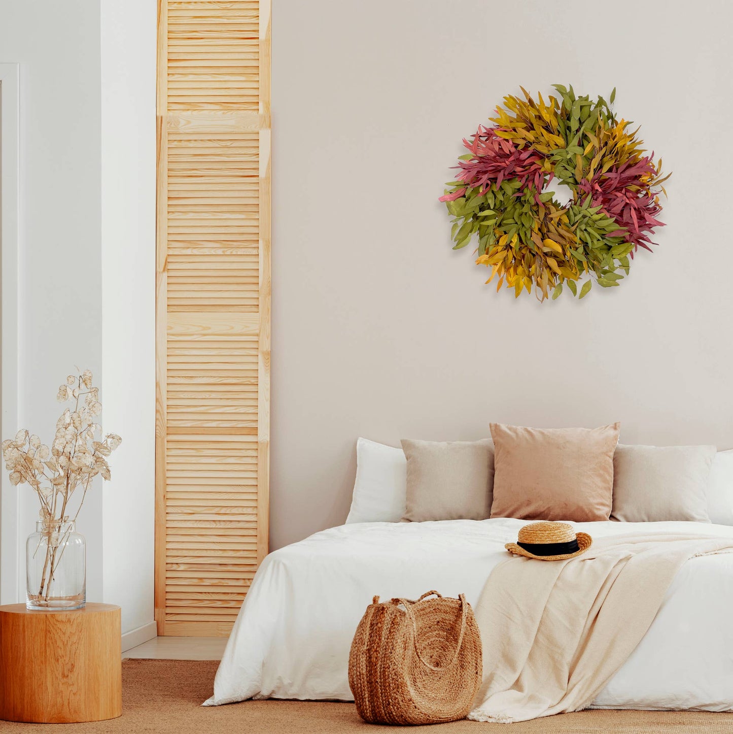 Harvest Farmhouse Willow Wreath
