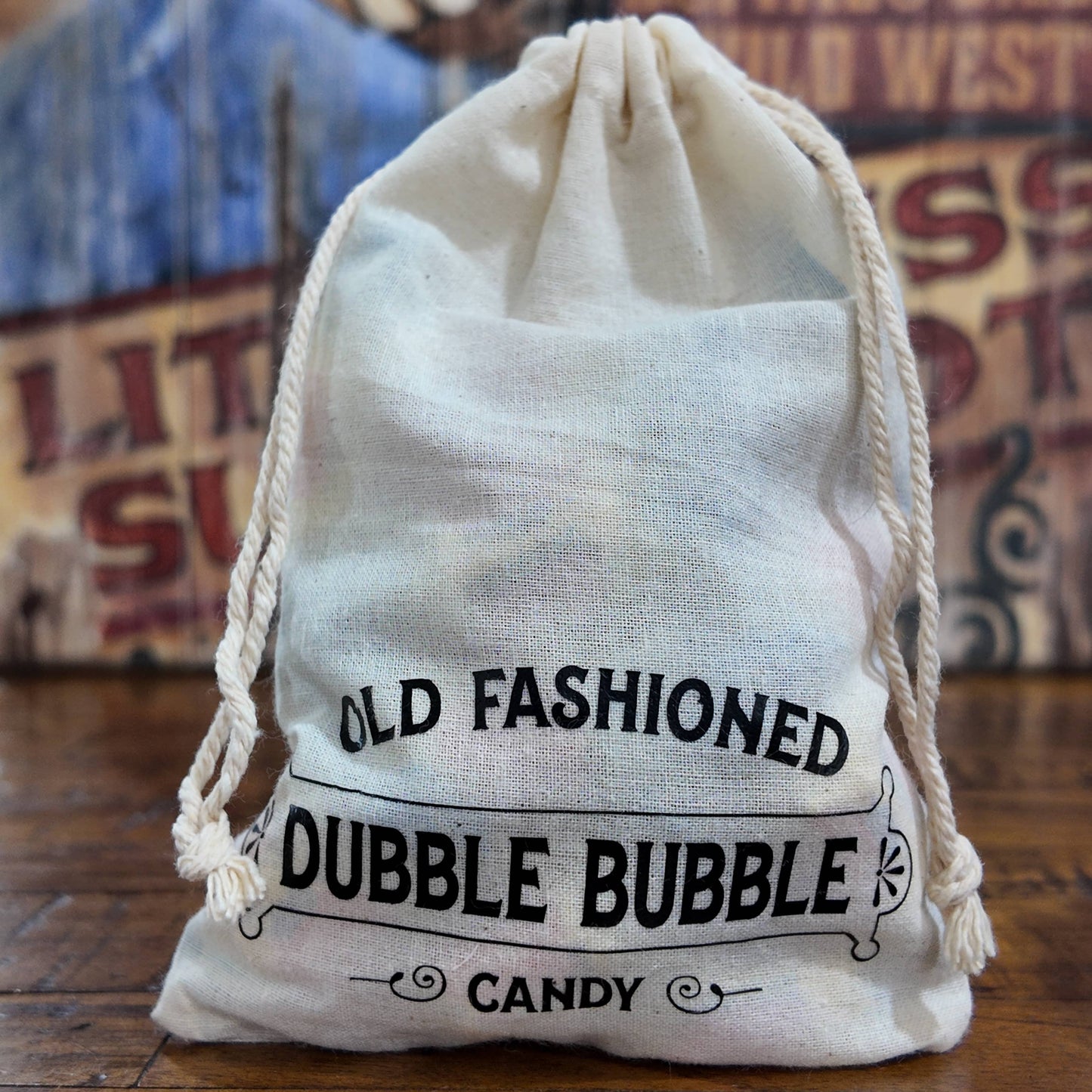 Dubble Bubble Gum with Decorative Cloth Bag (5 oz.)