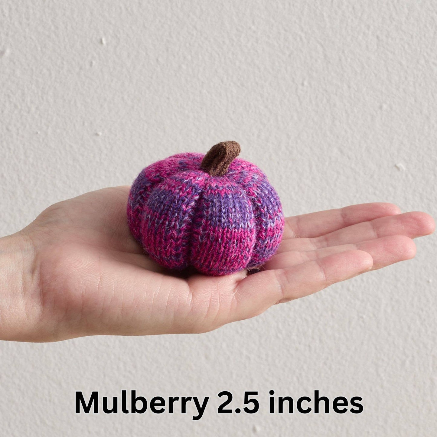 Cozy Knit Pumpkins, variegated yarns, unique autumn colors