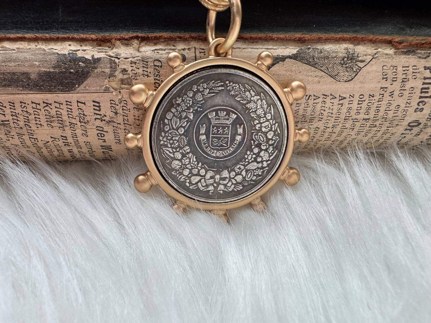 French Legacy Medallion Necklace