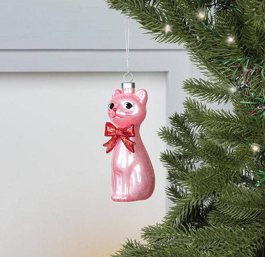 Retro Cat Ornament
