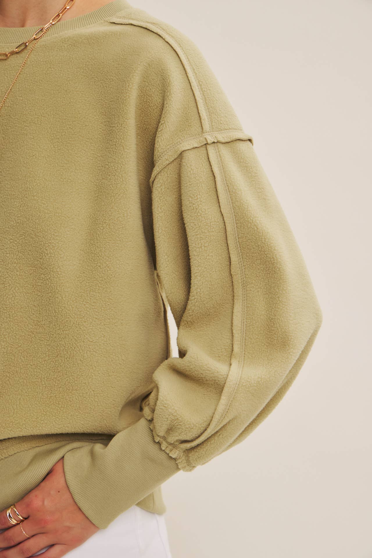 COZY ESSENTIAL FEELS LIKE A WARM HUG FUZZY FLEECE PULLOVER