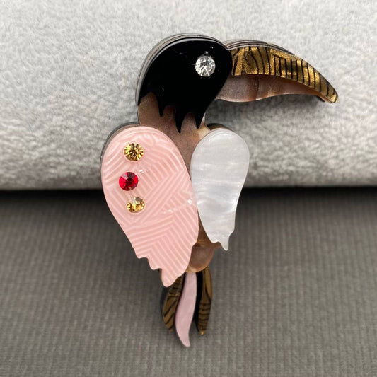 Toucan Acrylic Brooch