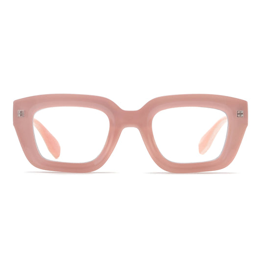 OWEN | Transparent Pink | Blue Light