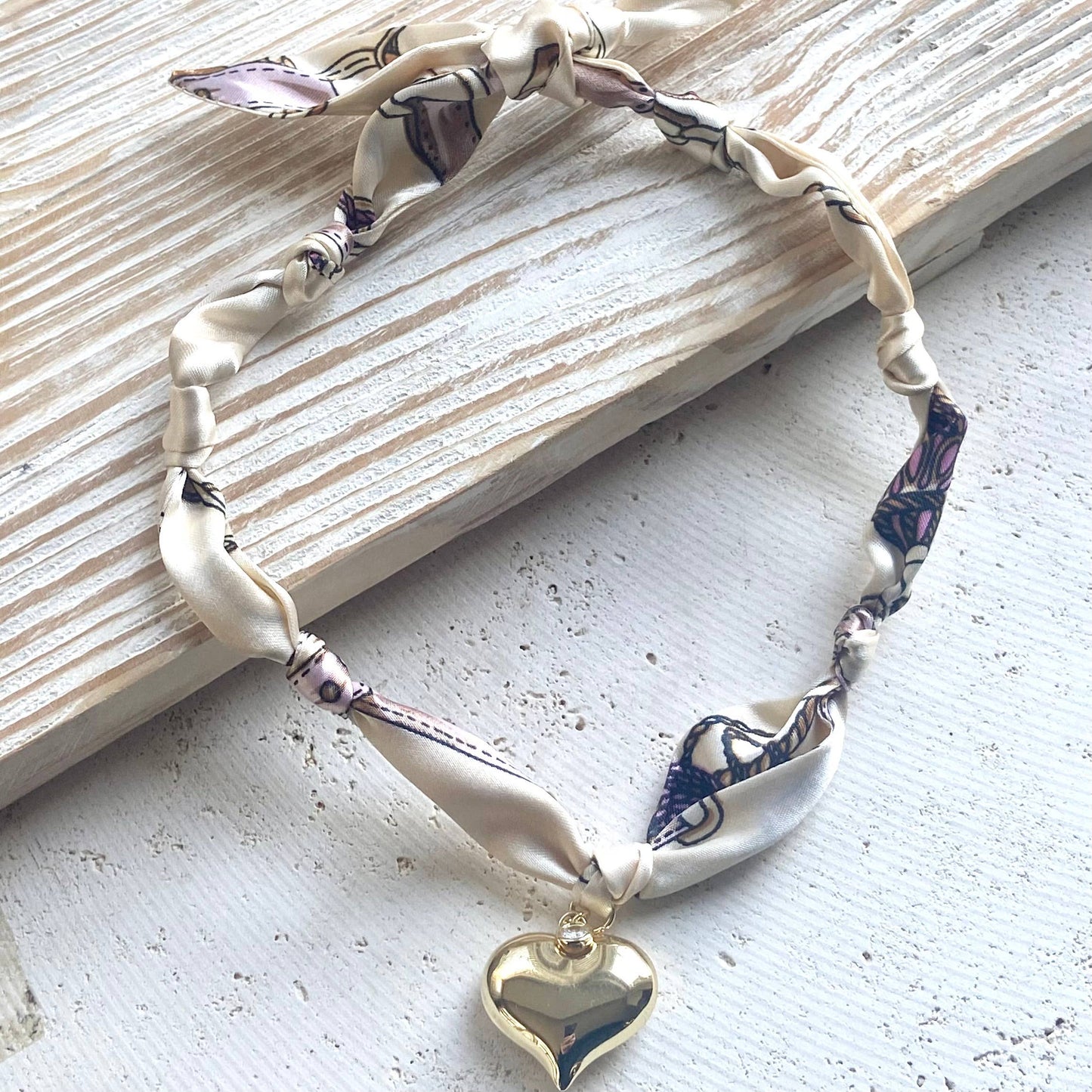 Scarf necklace charms pendants spring summer 2025