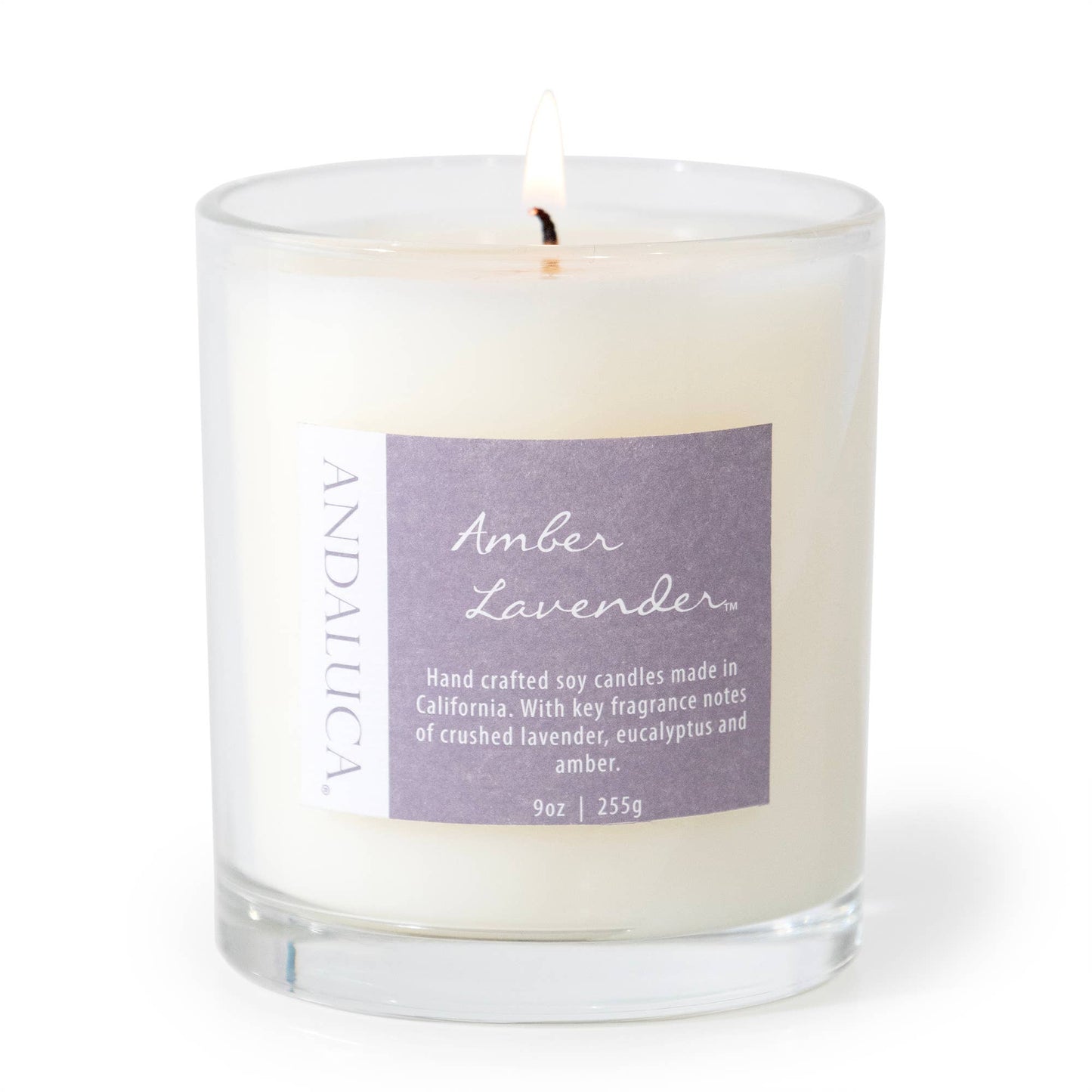 Amber Lavender 9 oz Candle