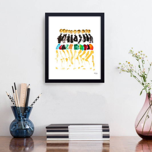 'Model Love' Framed Print Wall Art by Chauncey Jacks