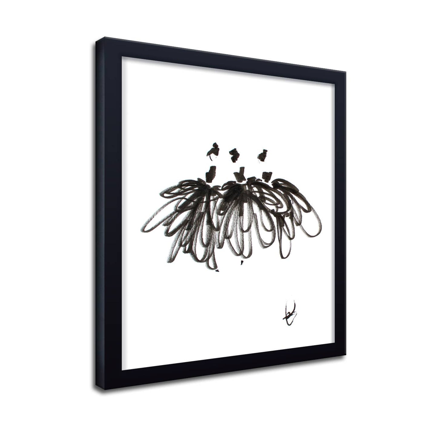 Study Of Dress No.3' Framed Print Wall Art