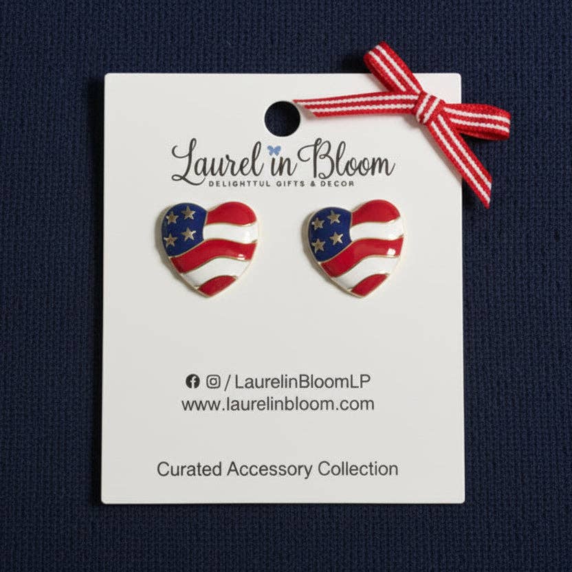 Star Spangled Sweetheart Studs