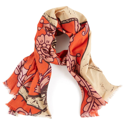EQUUS DITSY FLORAL VOILE SHAWL/PAREO