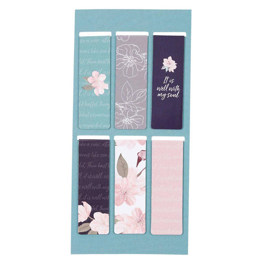 Magnetic Bookmark Set It Is Well