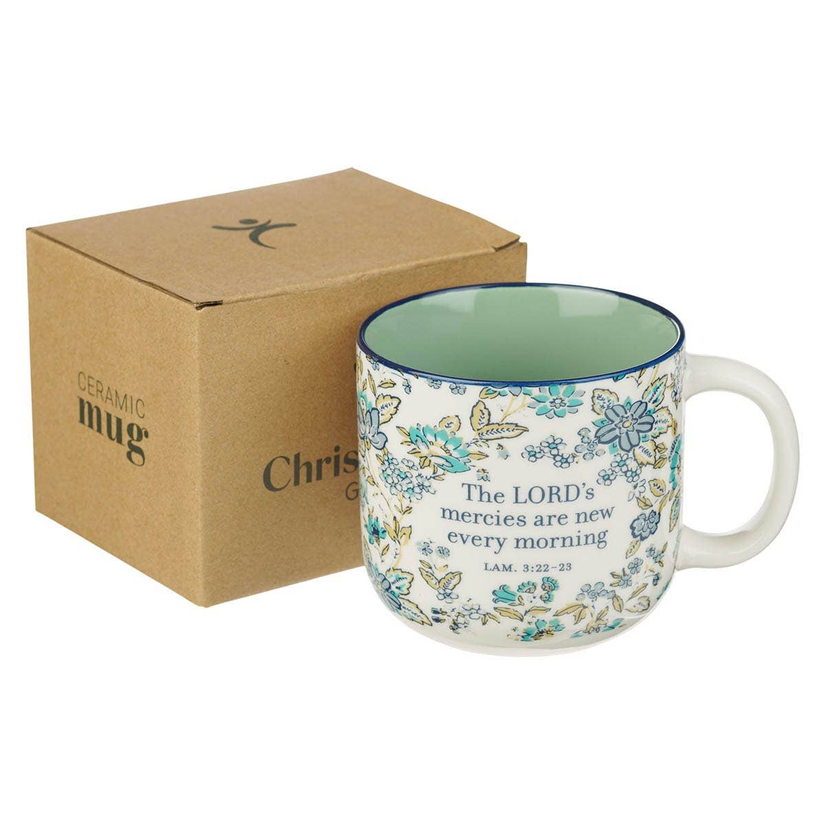 Mug Teal New Mercies Lam. 3:22-23