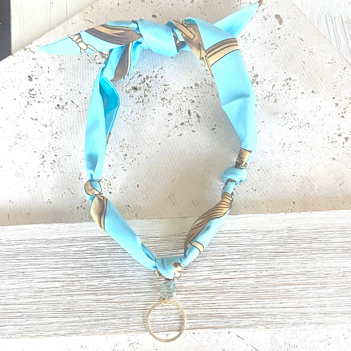 Scarf necklace charms pendants spring summer 2025