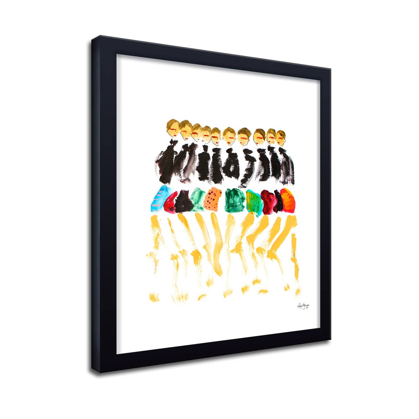 'Model Love' Framed Print Wall Art by Chauncey Jacks