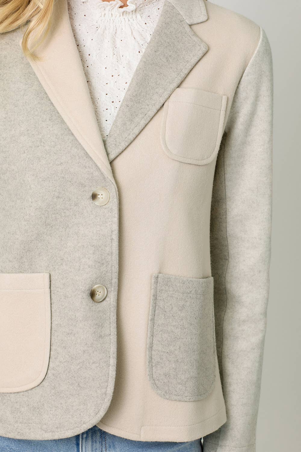 Color Blocked Sport Coat