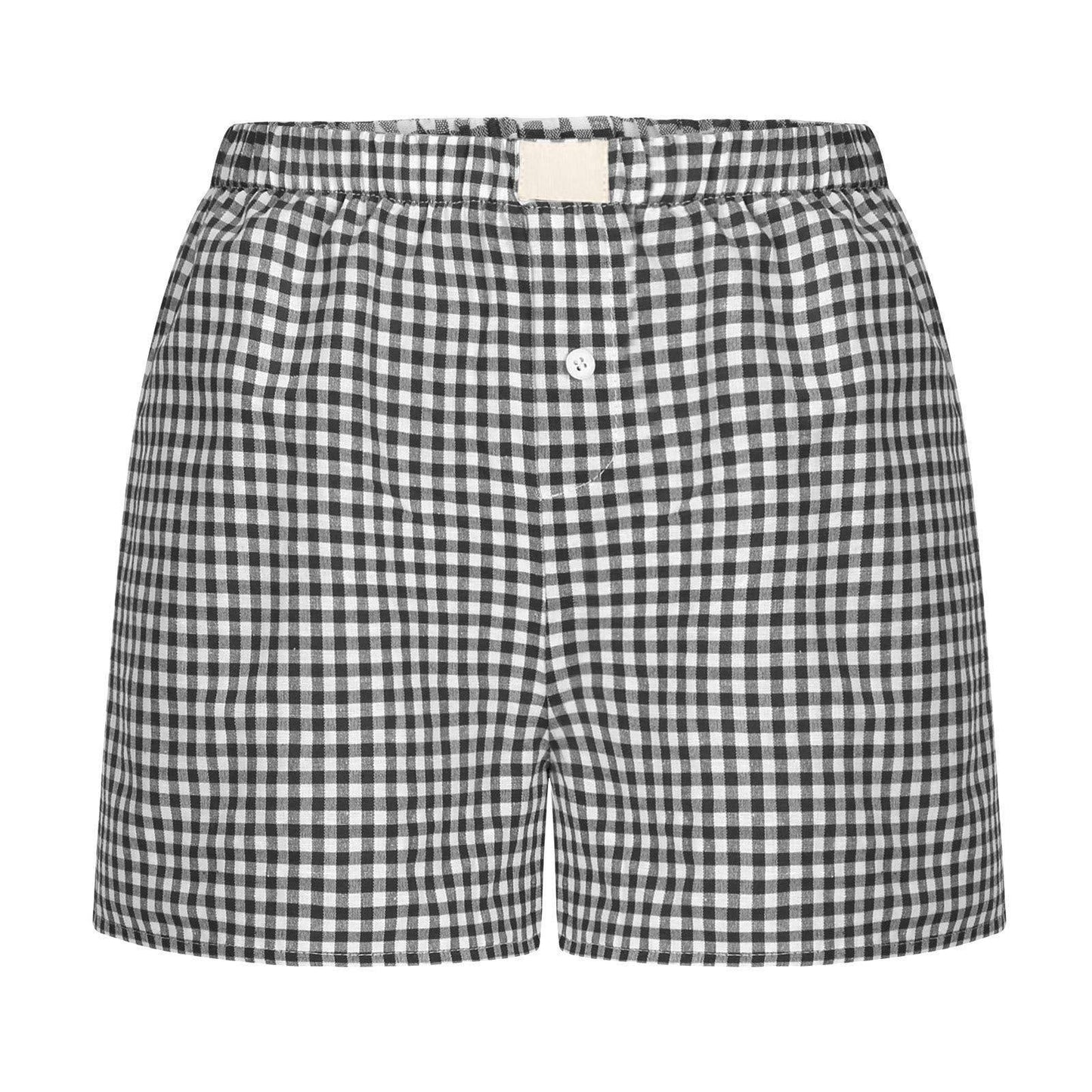 Everywhere Gingham Elastic waist Pull-On Boxer Shorts