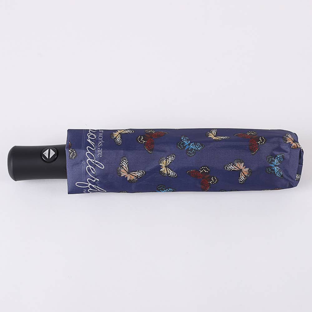 Wonderfully Made Butterfly Compact Umbrella