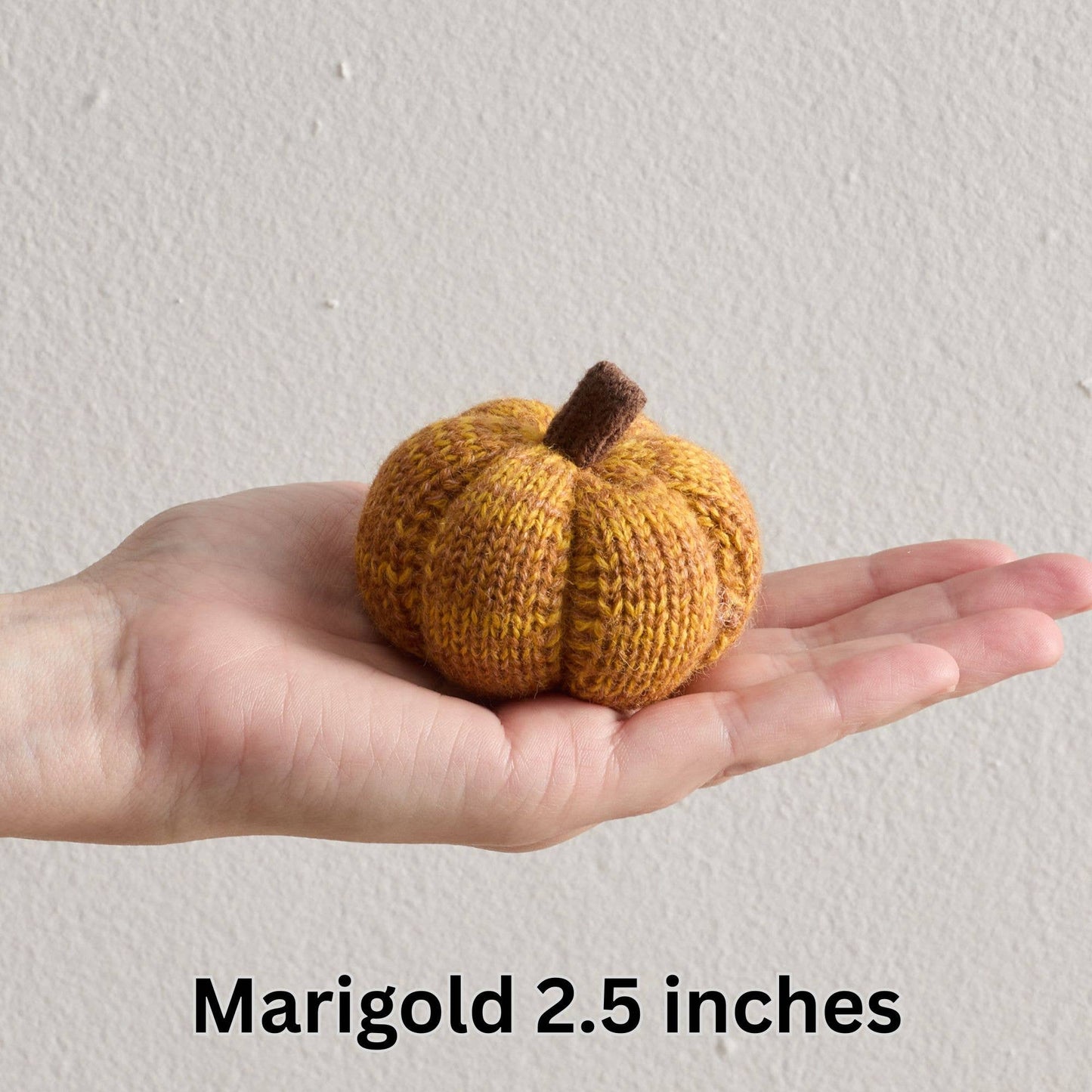 Cozy Knit Pumpkins, variegated yarns, unique autumn colors