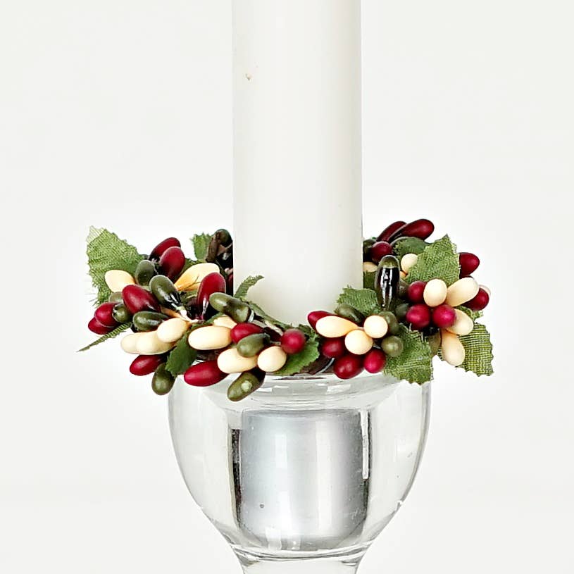 ISB13700FH- 1.5in Pip Berry Taper Ring/Napkin Ring-Farmhouse