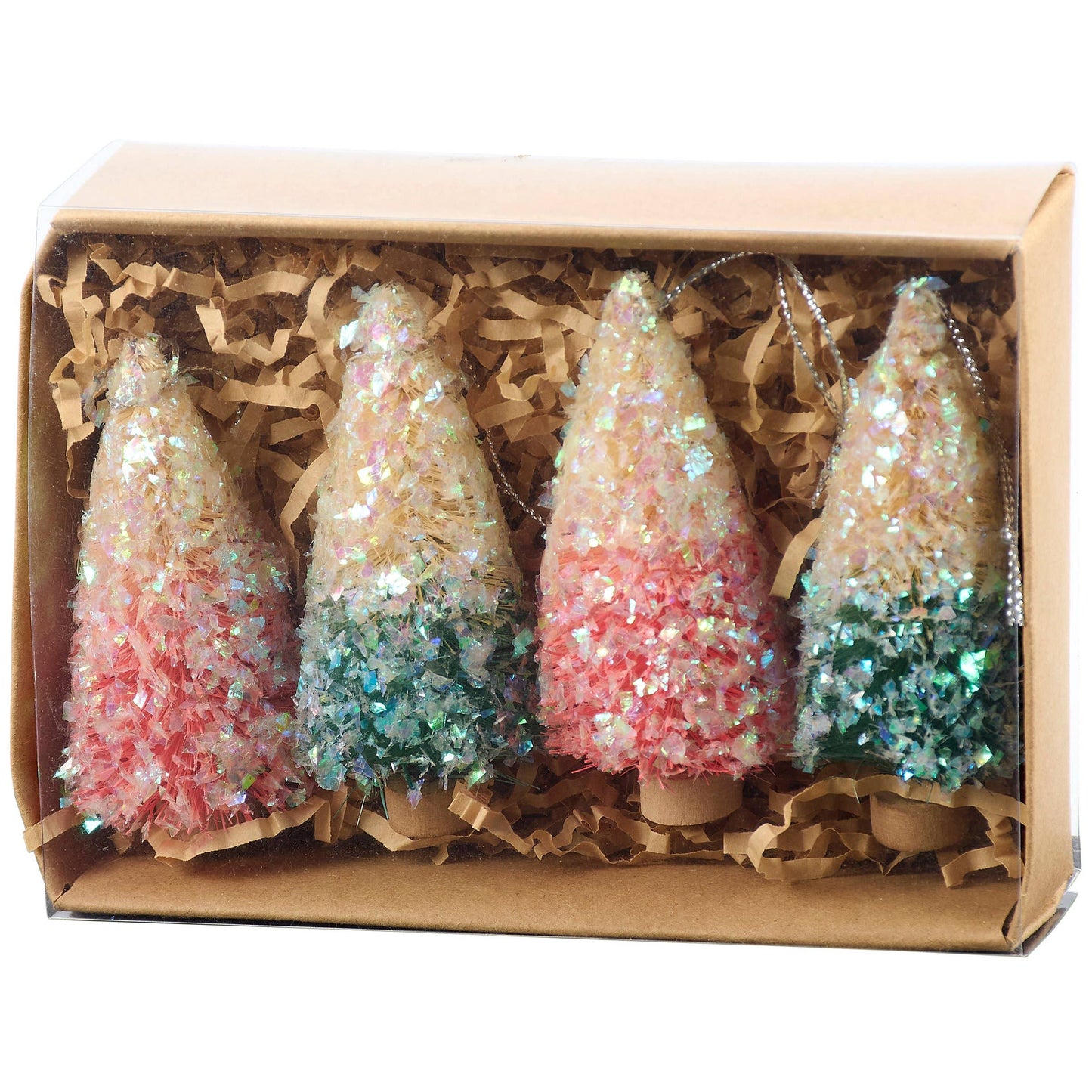 Retro Bottle Brush Tree Set
