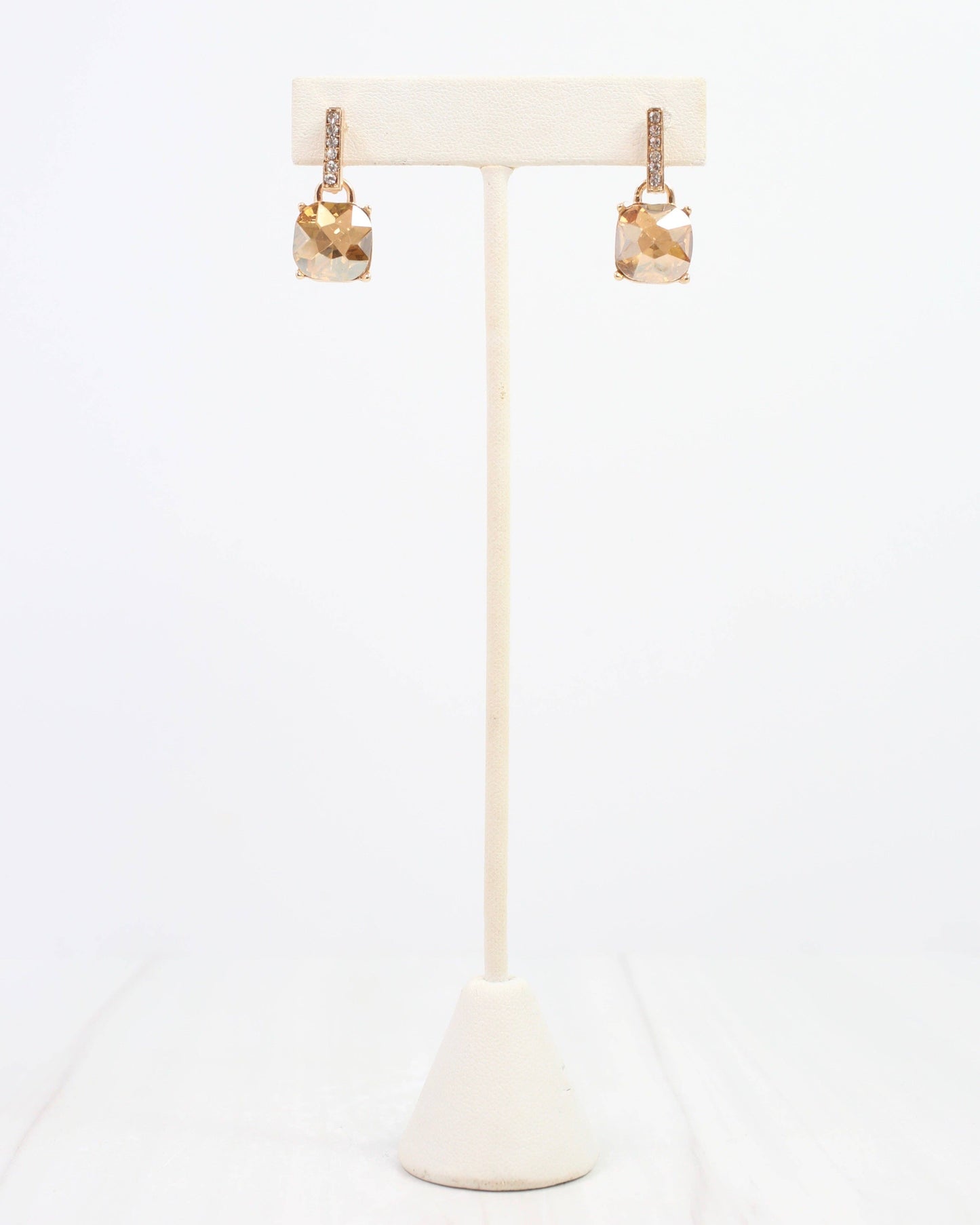 Jonell CZ Stone Earring Champagne