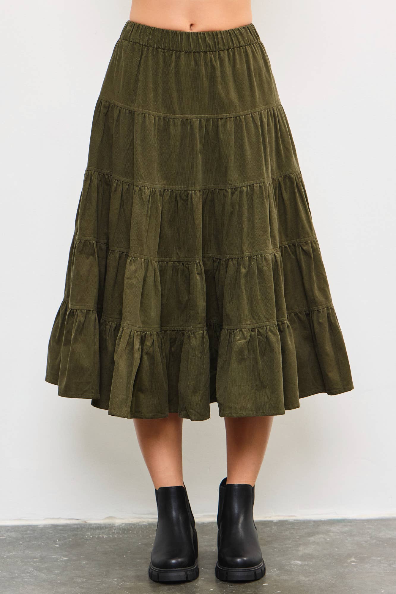TIERED SKIRT