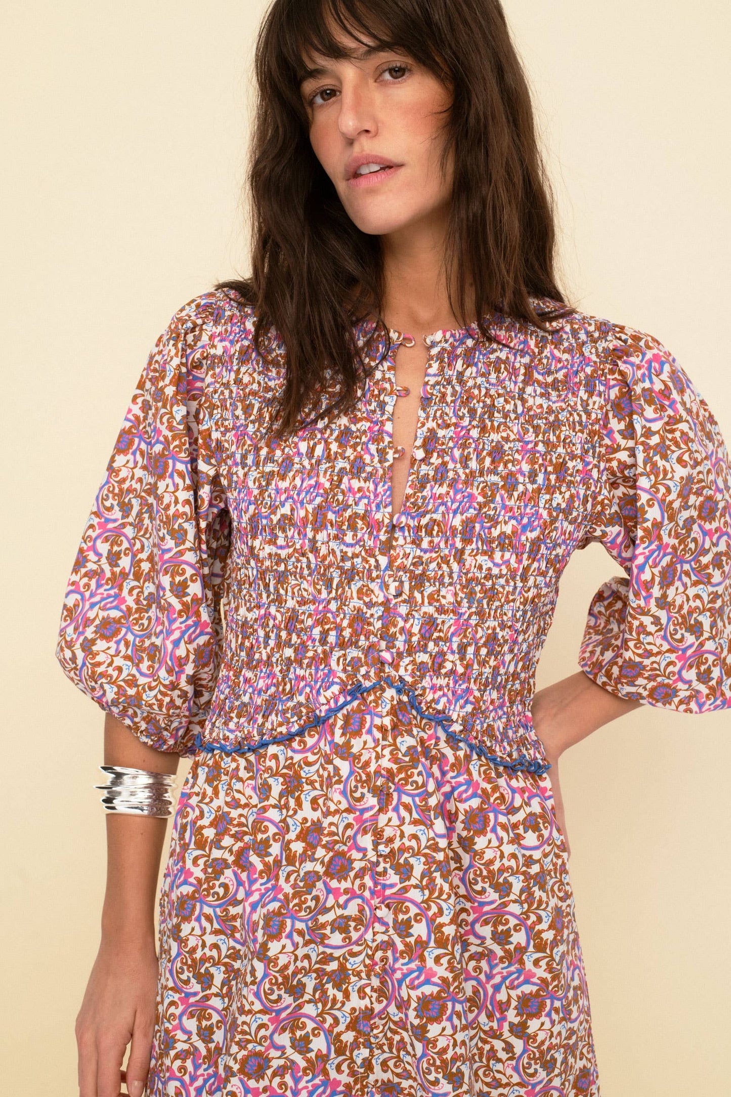 Magnolia dress rose