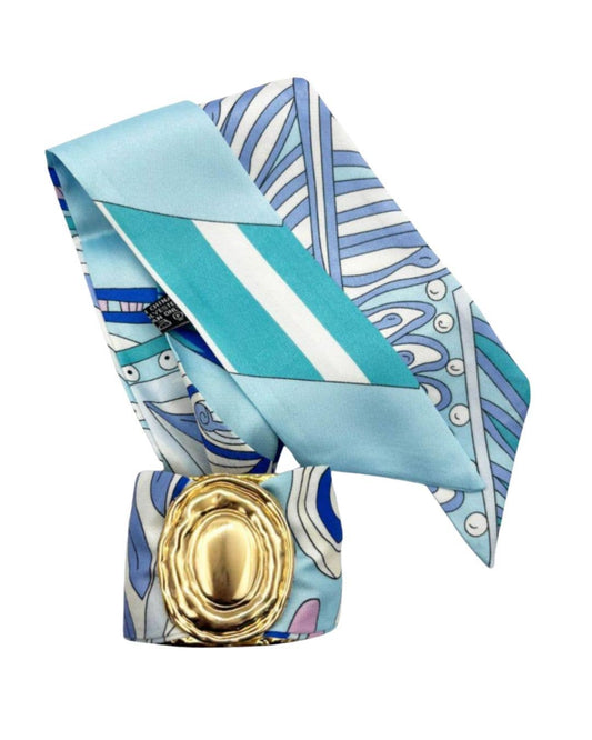 Finley- Large Gold Scarf Cuff - WS