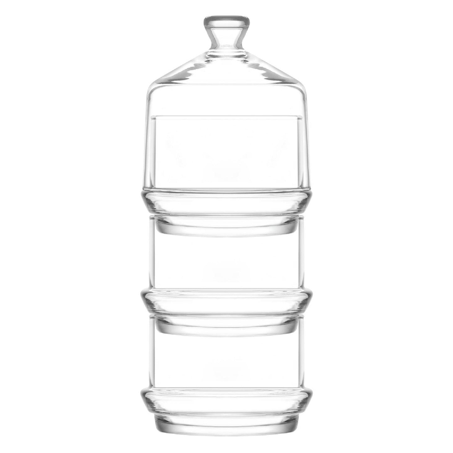 LAV Glass Candy Dish with Dome Lid, 1 Pcs, 25.8 Oz