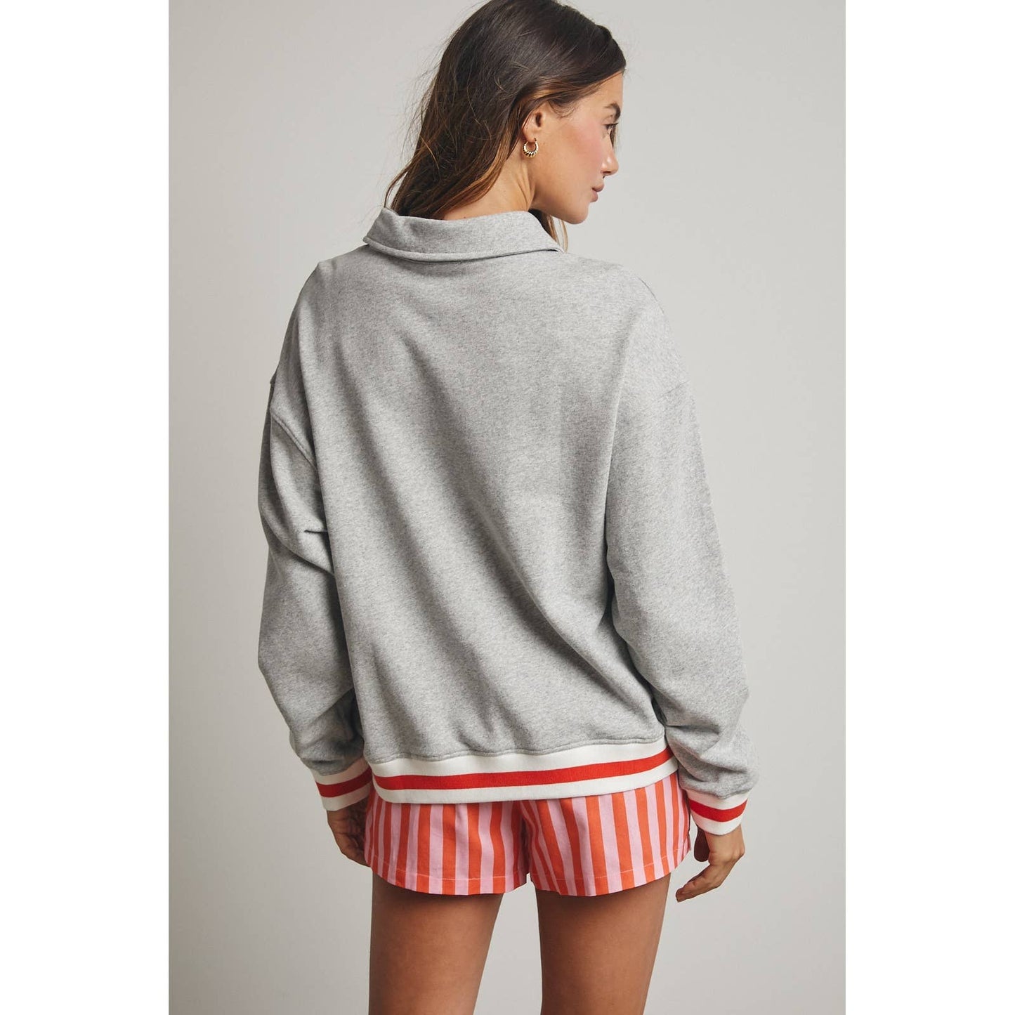 'USA' HALF-ZIP SWEATSHIRT