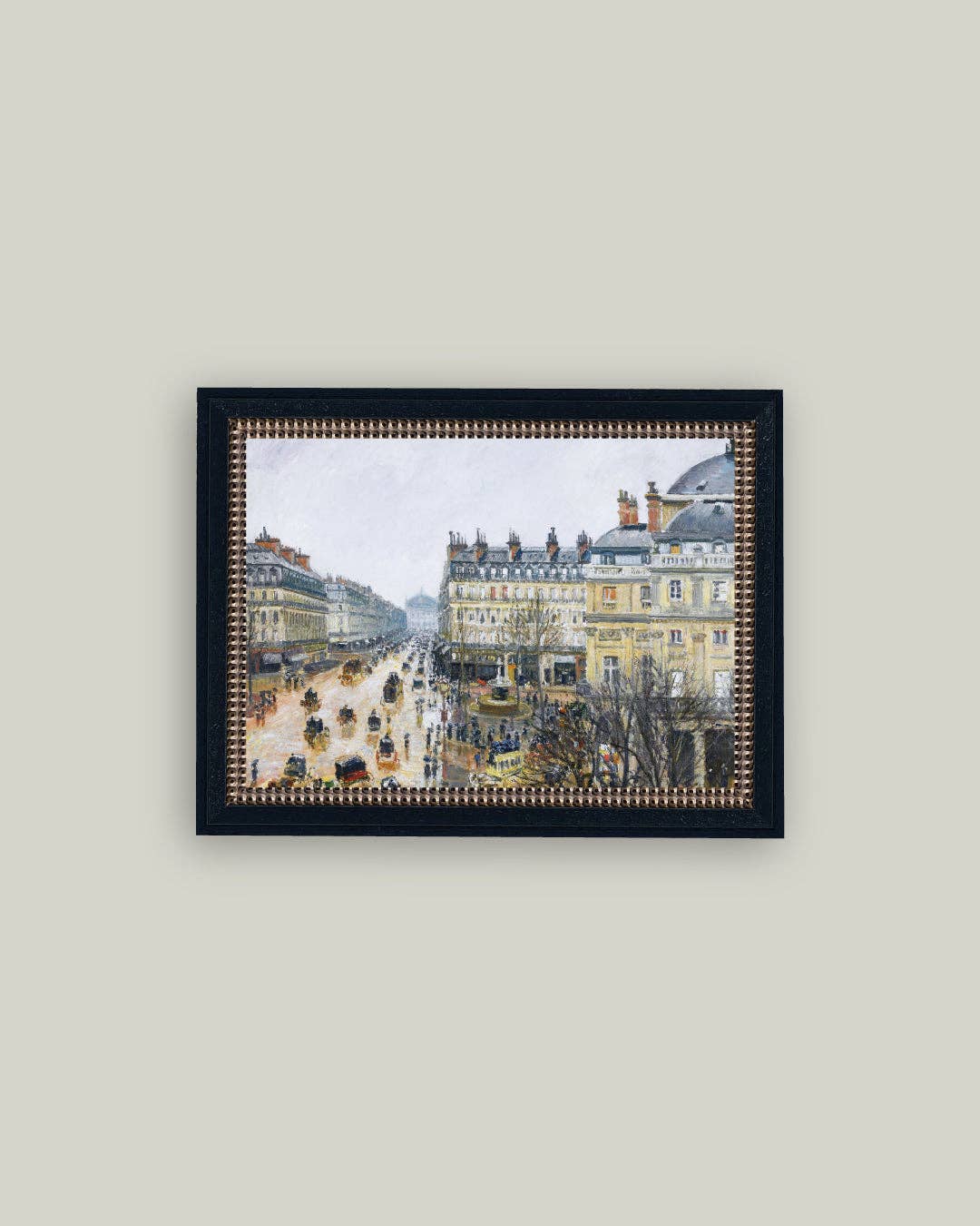 Place Du Theatre Framed Antique Art