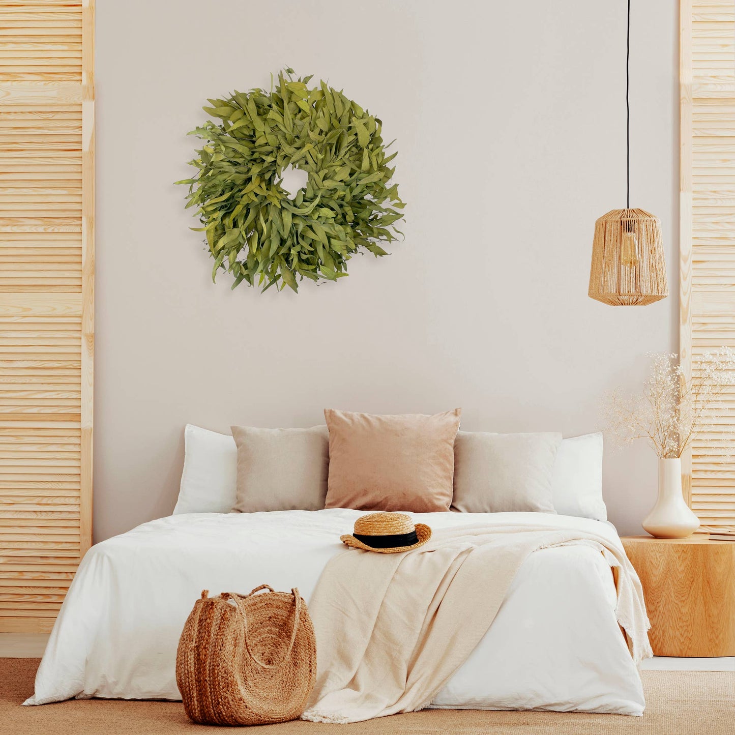 Harvest Farmhouse Willow Wreath