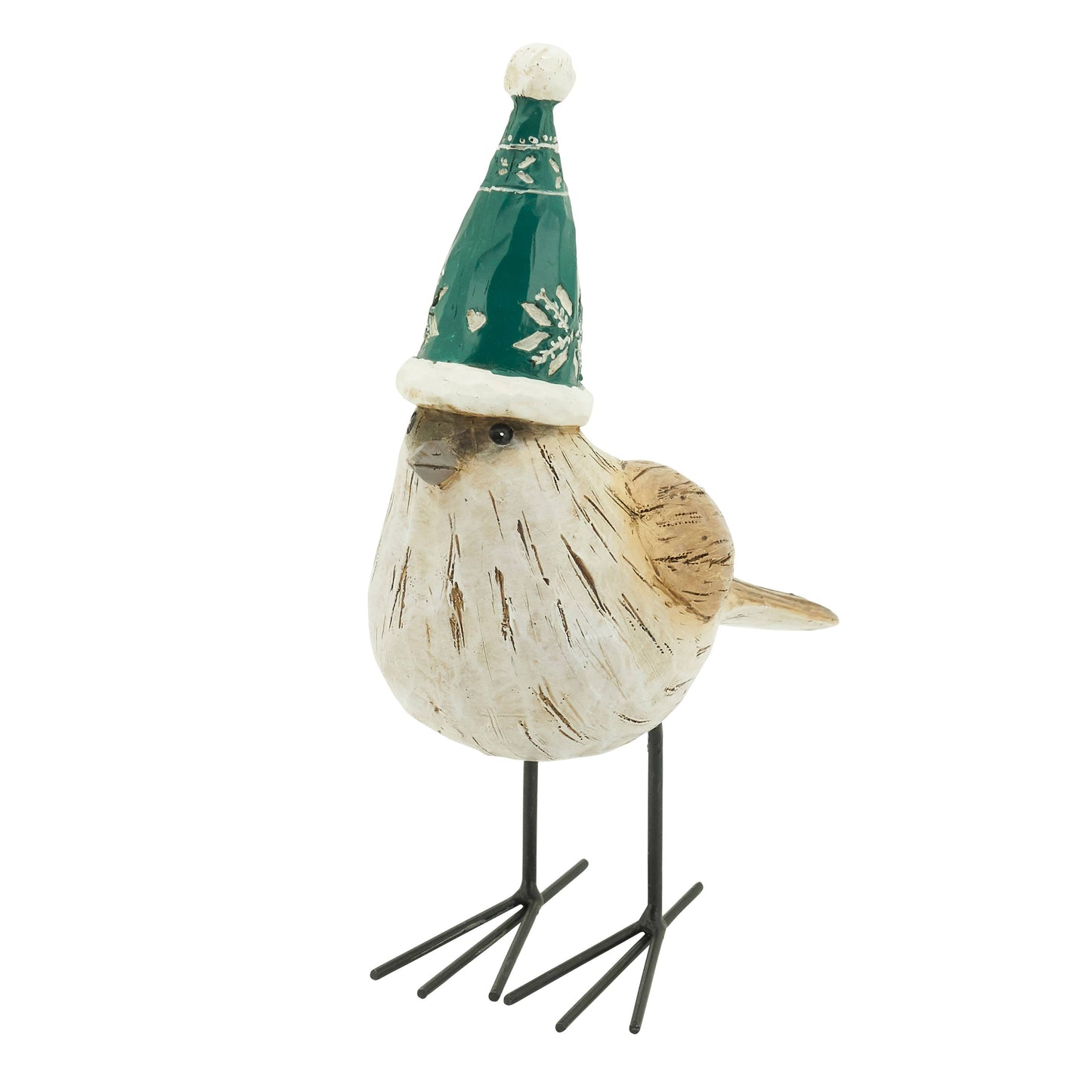 Bird with Winter Hat Figurine (Set of 4 pcs)