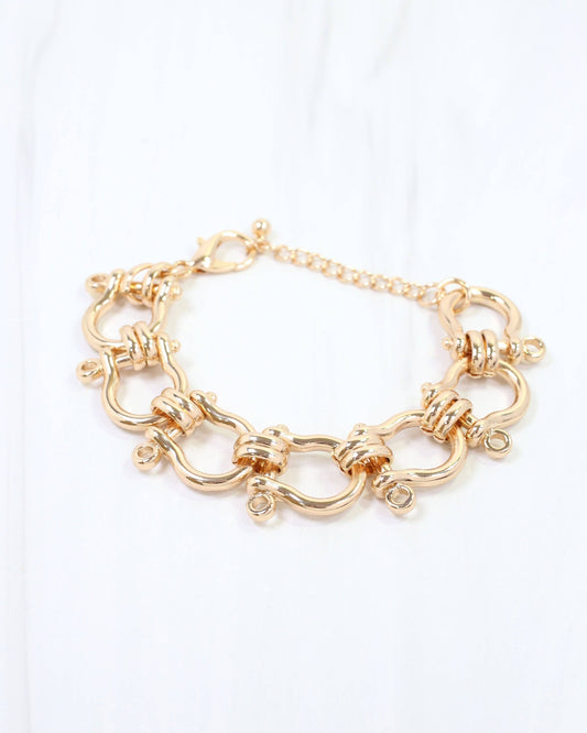 Cannady Horsebit Bracelet WR Gold