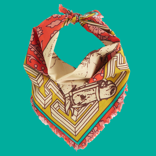 LAST CHANCE - EQUUS DITSY FLORAL BANDANA