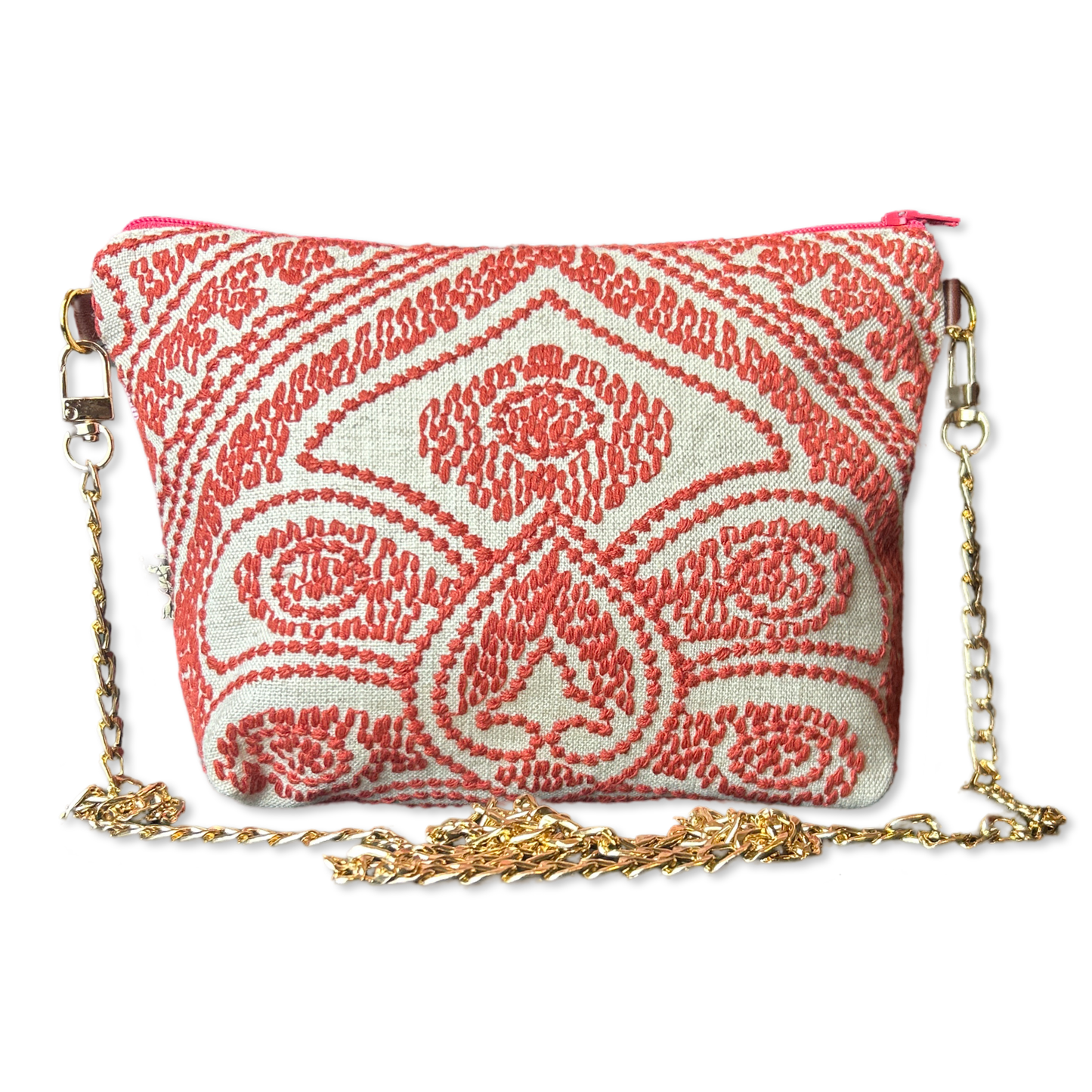 Nouveaux Amoureux de Paris Vintage Scarf Crossbody Bag