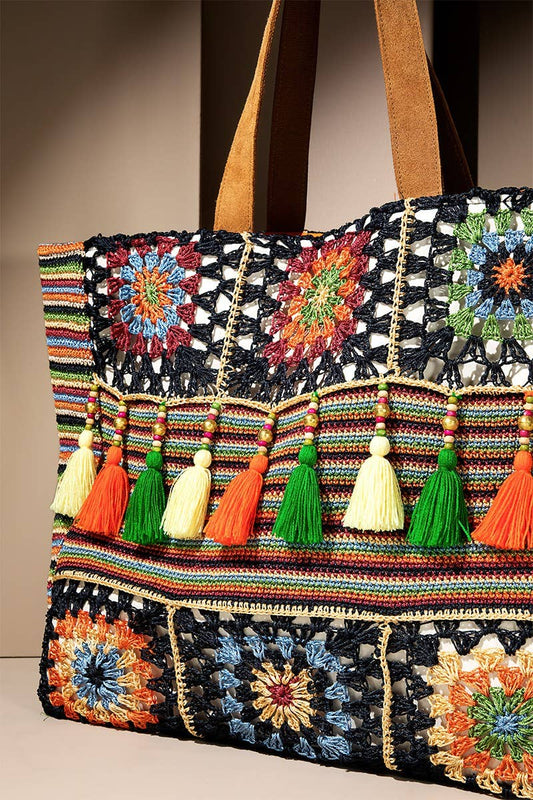 Hand Crochet Mumbai Garden Shoulder Bag